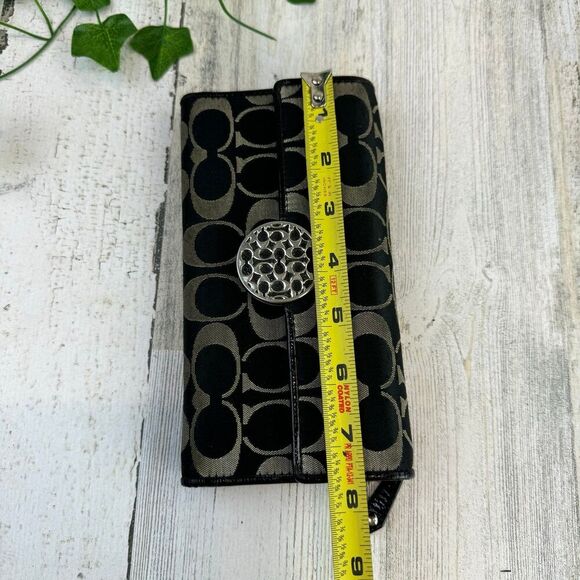 COACH Signature "Alexandra" Slim Envelope Wallet - Picture 5 of 8